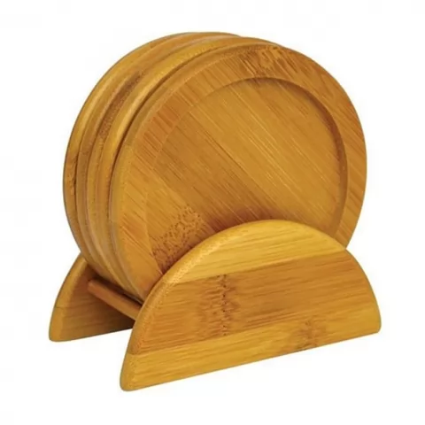 CAS 55 Set Coasters Bamboo