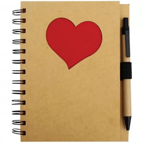 ESC 303COR Libreta Funny Corazón
