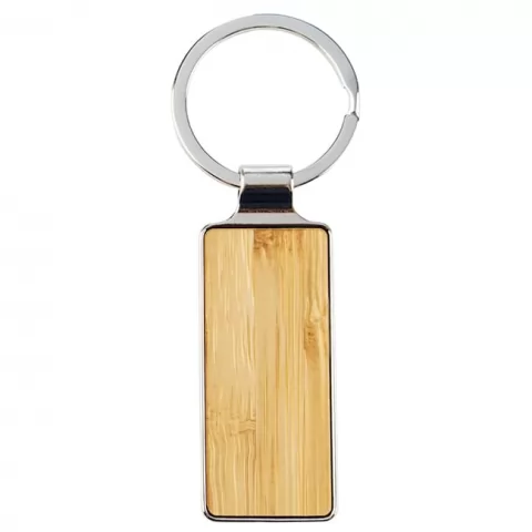 LLA 45 Llavero Rectangular Bamboo