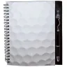 Toma fotográfica de libreta serious sport promocional, ideal para personalización de marca.