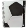Toma fotográfica de libreta serious sport promocional, ideal para personalización de marca.