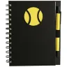 Toma fotográfica de libreta top sports promocional, ideal para personalización de marca.