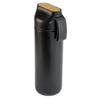 Toma fotográfica de termo roble promocional, ideal para personalización de marca.