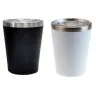 Toma fotográfica de vaso argán promocional, ideal para personalización de marca.