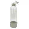 Toma fotográfica de botella lima promocional, ideal para personalización de marca.