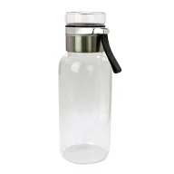 Toma fotográfica de botella begonia promocional, ideal para personalización de marca.